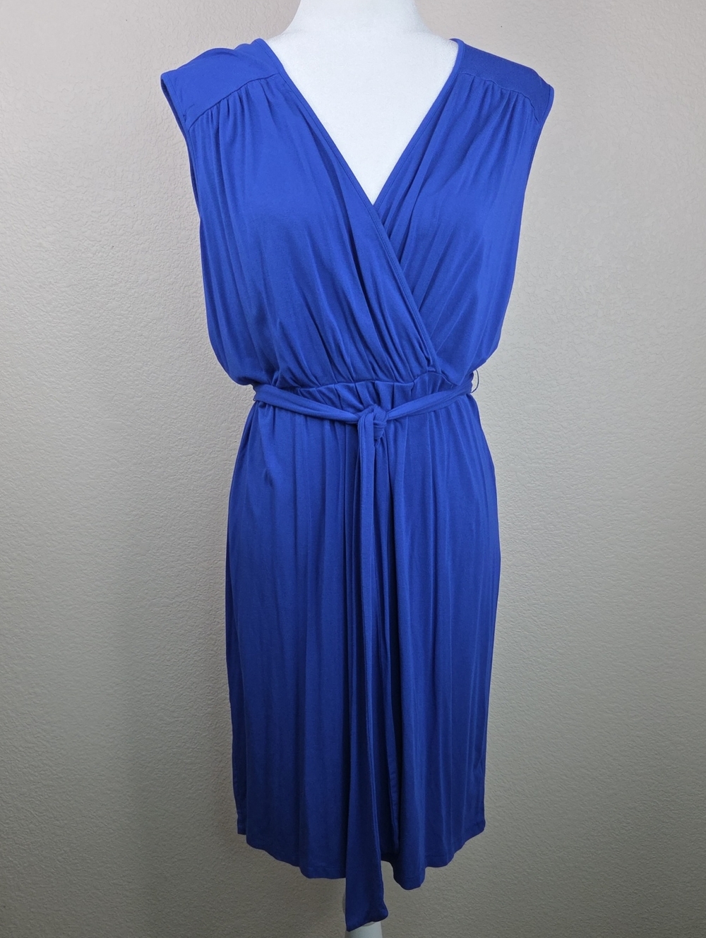Philosophy Cobalt Blue Sleeveless Midi Dress
